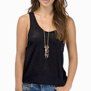 Tobi Black Tank Top